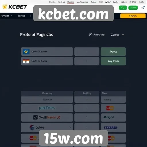 Métodos de pagamento oferecidos pelo kcbet.com